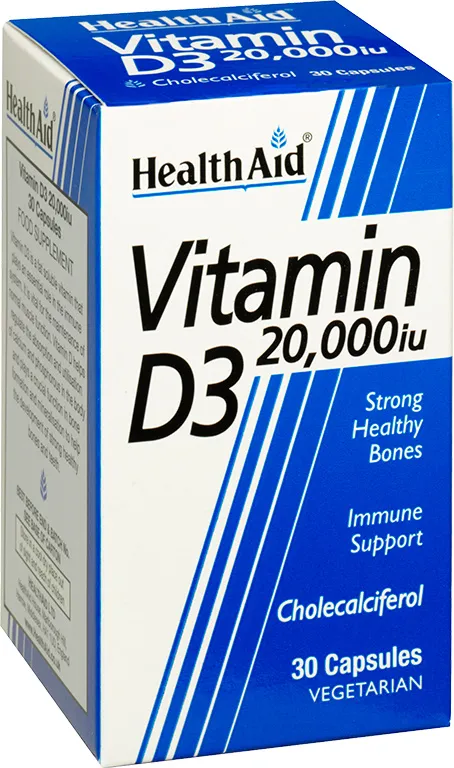 Vitamin D3 20,000iu 30's Vegicaps