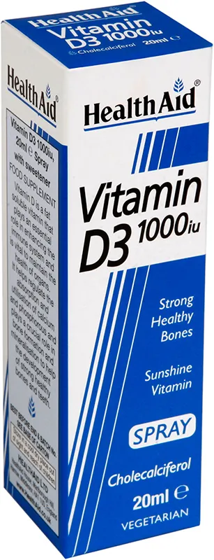 Vitamin D3 Spray (1000iu) 20 ml
