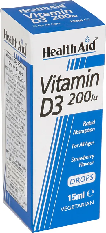Vitamin D3 200iu 15ml Drops