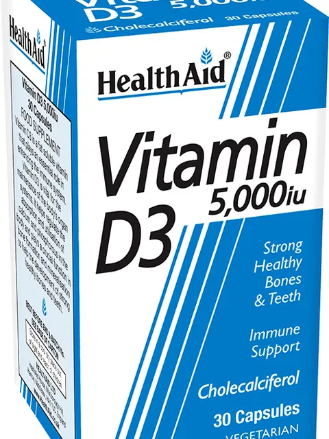 Vitamin D3 5000iu 30's Capsules