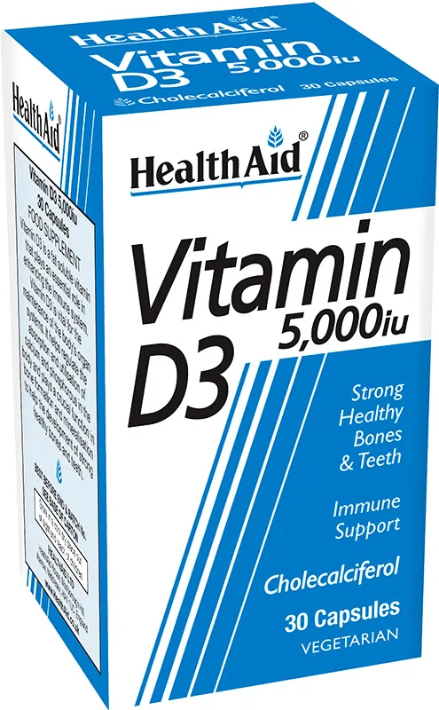 Vitamin D3 5000iu 30's Capsules