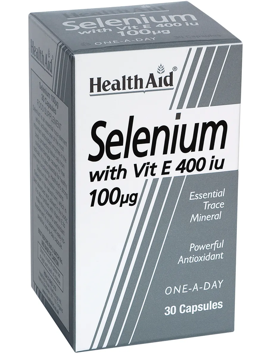 Selenium 100ug + Vitamin E 400iu 30's Capsules
