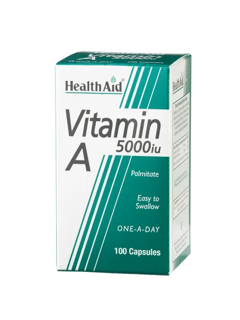 Vitamin A 5000iu 100's Capsules
