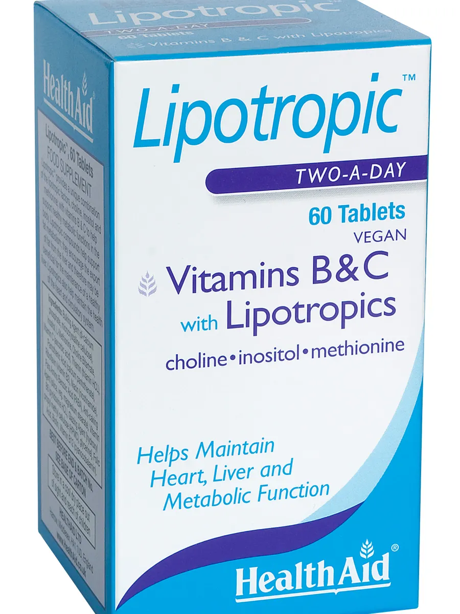 Lipotropics with Vitamins B & C 60's Tablets