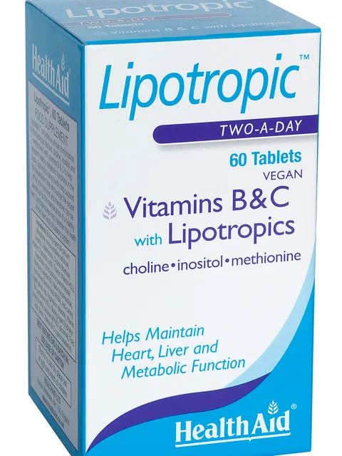 Lipotropics with Vitamins B & C 60's Tablets
