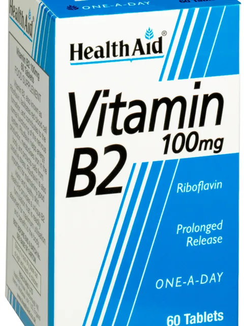 Vitamin B2 100mg (Riboflavin) 60's Tablets