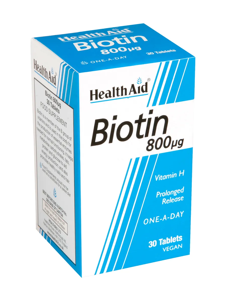 Biotin 800µg 30's Tablets