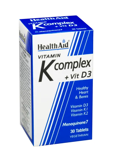 Vitamin K Complex +Vit D3 30's Tablets