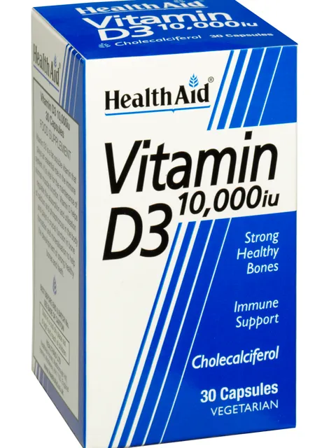Vitamin D3 10,000iu 30's Vegicaps