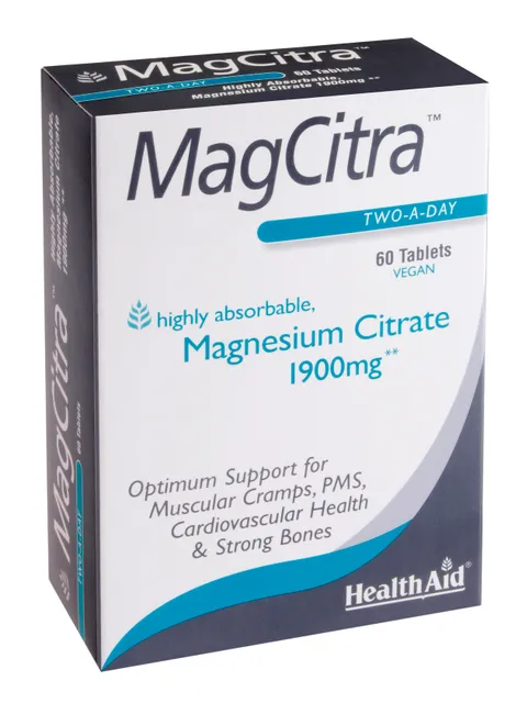 MagCitra (Mag. Citrate) 1900mg 60's Tablets