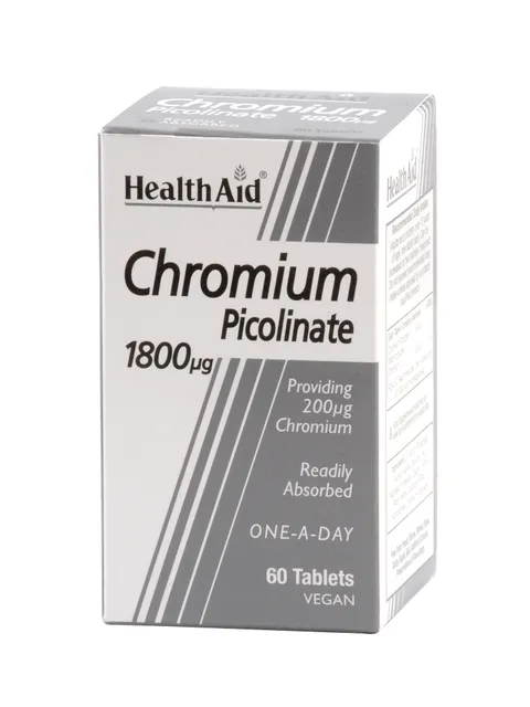 Chromium Picolinate 200ug 60's Tablets