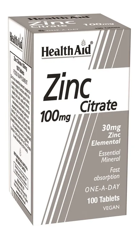 Zinc Citrate 100mg 100's Tablets