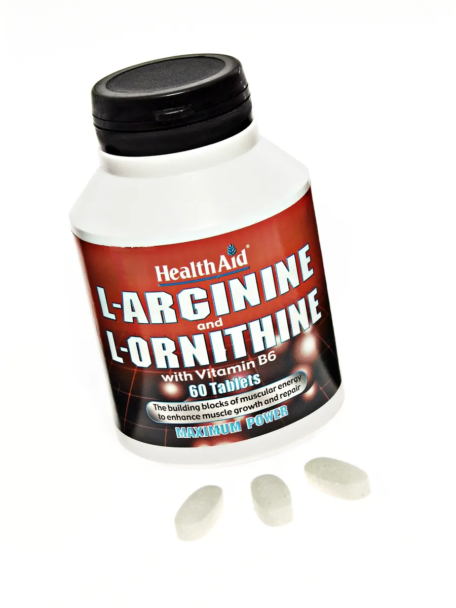 L-Arginine and L-Ornithine 300mg 60's Tablets