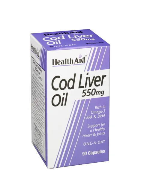 Cod Liver Oil 550mg Capsules