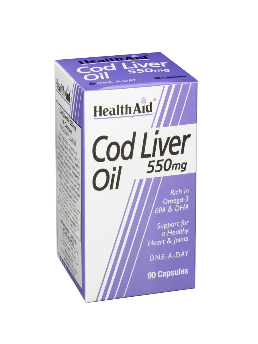 Cod Liver Oil 550mg Capsules