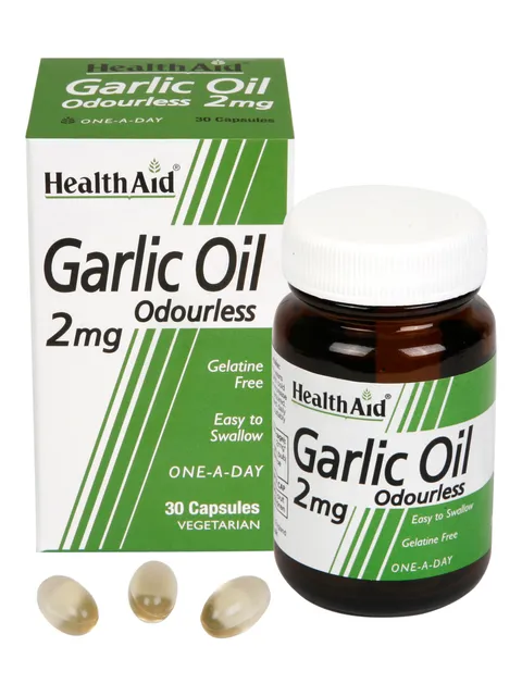 Garlic Oil 2mg Odourless Vegicaps