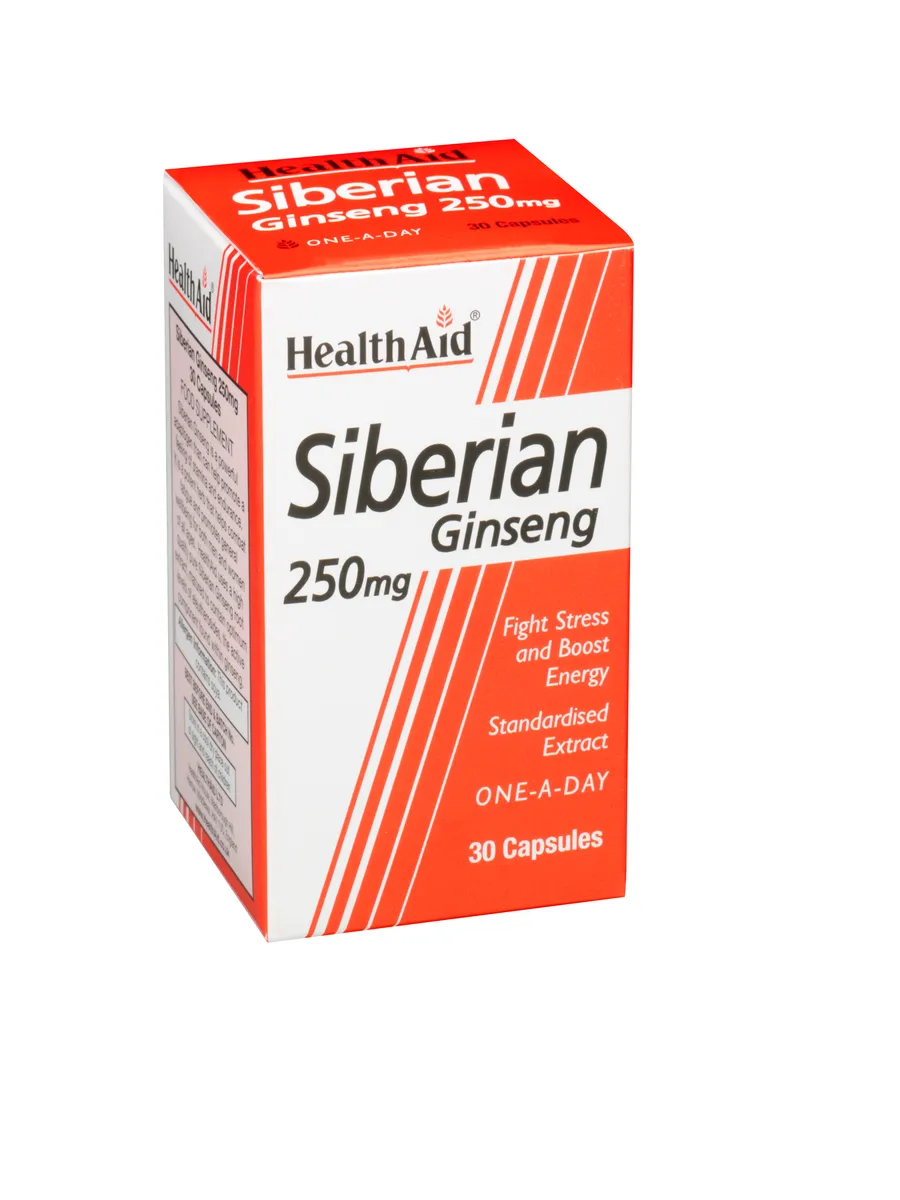 Siberian Ginseng 250mg 30's Capsules