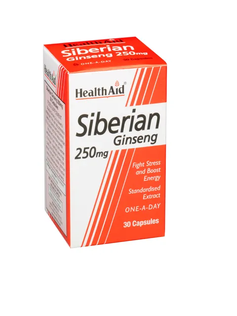 Siberian Ginseng 250mg 30's Capsules