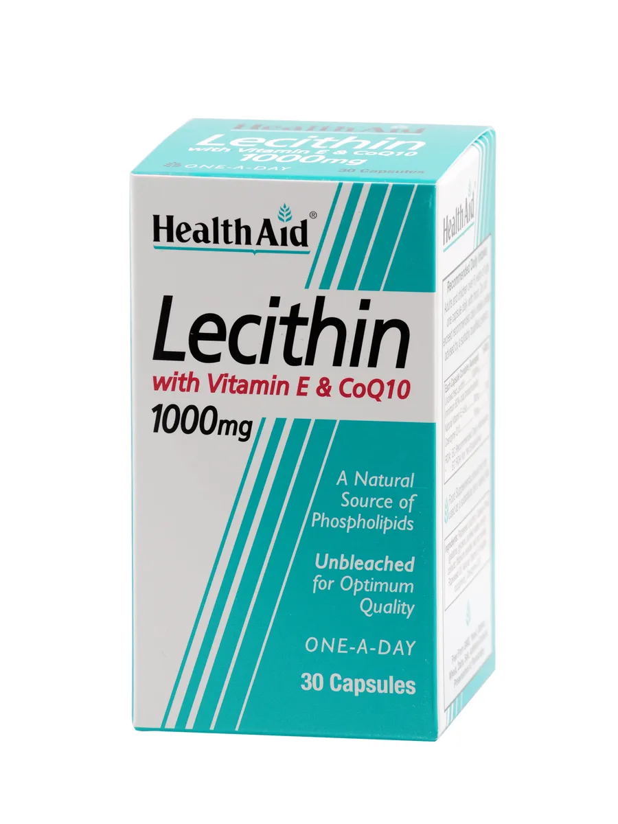Lecithin 1000mg + Vitamin E + CoQ 10 30's Capsules