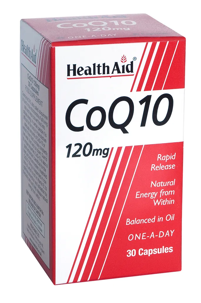 CoQ10 120mg (Coenzyme Q10) 30's Capsules