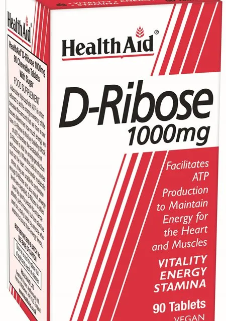 D-Ribose 1000mg 90's Tablets