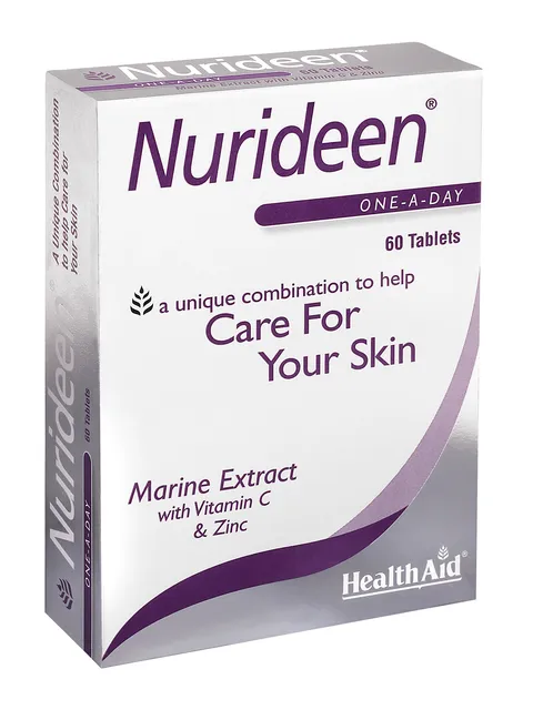 Nurideen (Vit. C, Zinc, Silica, Marine Fish Ext.) 60's Tablets