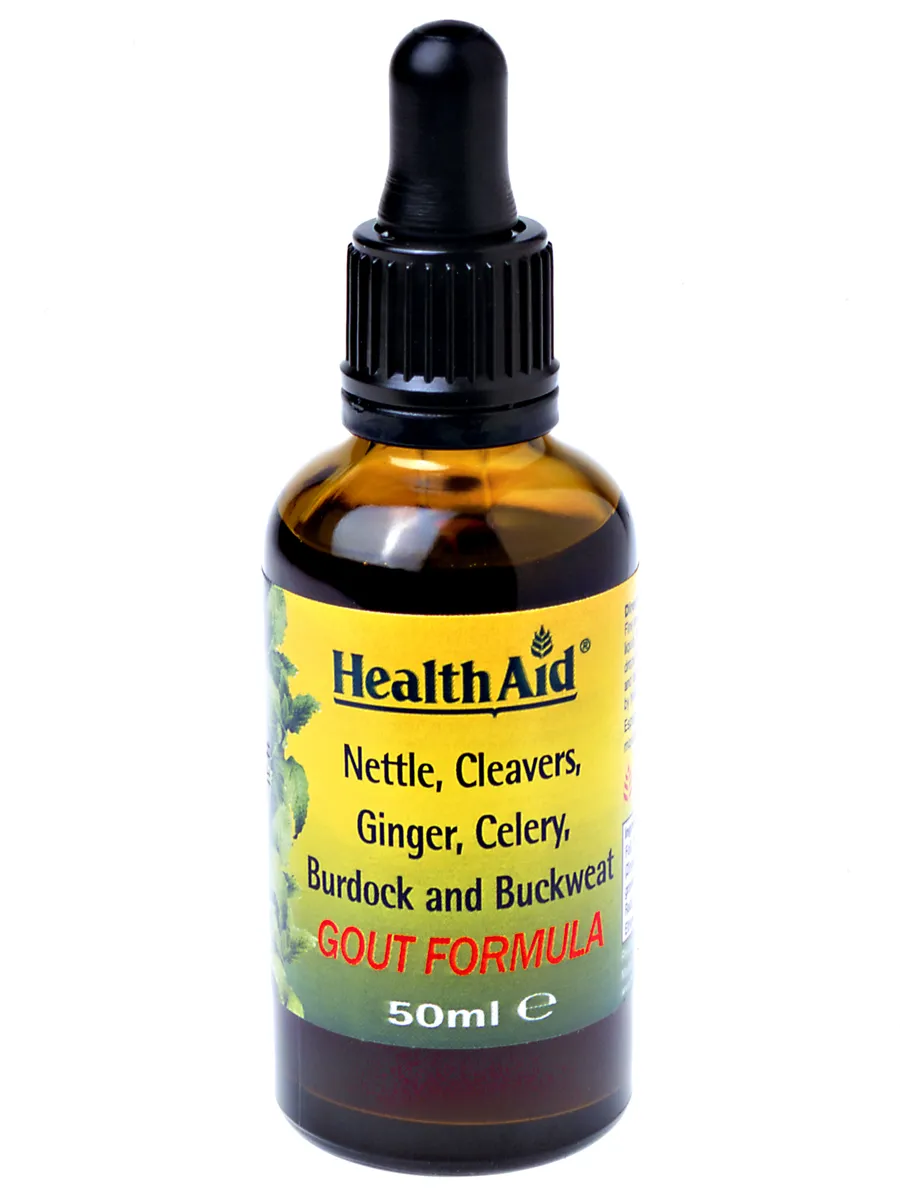 Gout (Nettle, Cleavers, Ginger, Celery, Buckwheat & Burdock) Formula