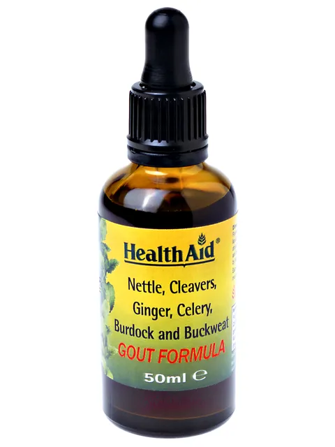 Gout (Nettle, Cleavers, Ginger, Celery, Buckwheat & Burdock) Formula
