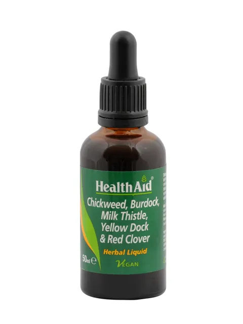 Burdock, Milk Thistle & Red Clover 50ml Liquid